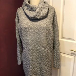 H&M Sweaters - Cowl neck Gray cable knit sweater dress H&M Sweaters - Cowl neck Gray cable knit sweater dress